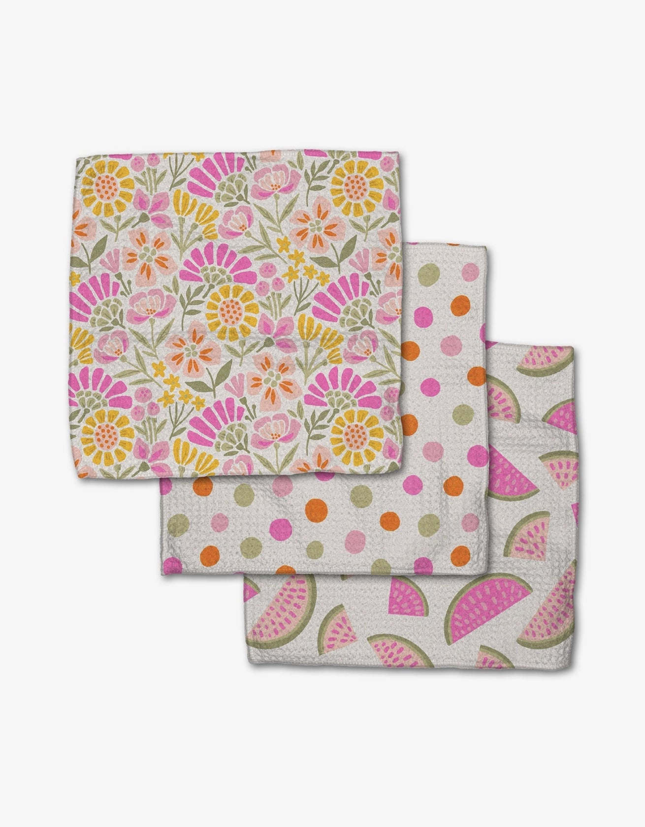 Geometry "Neo Ray" Dishcloth Set