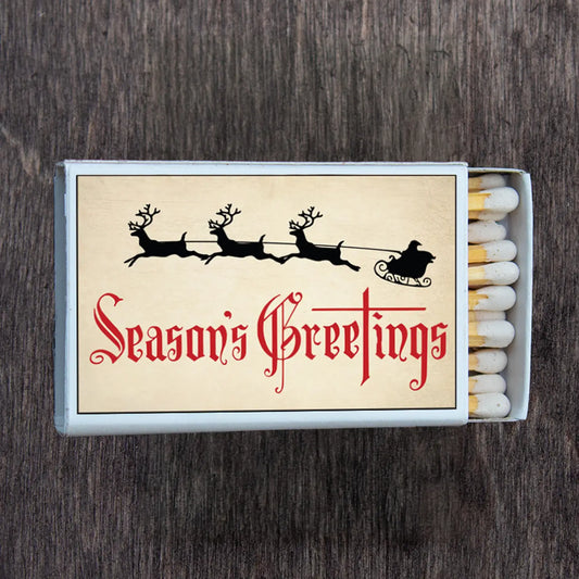 Decorative Matches "Christmas Season's Greetings" (Pre-Order)
