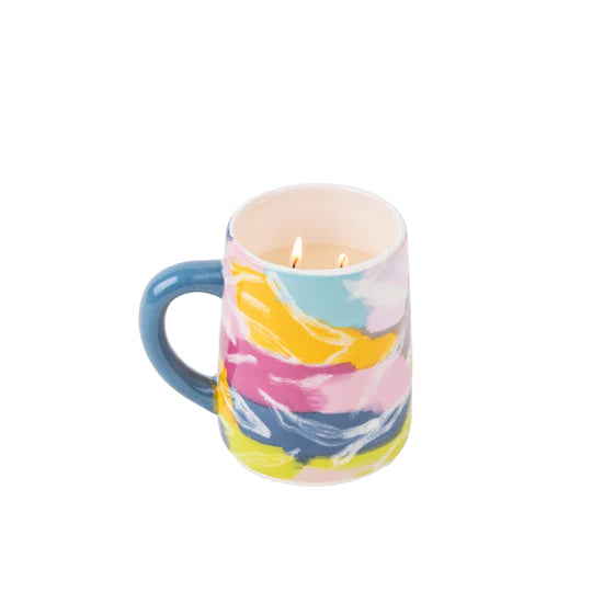 Candle, Sweet Grace in Color Patch Paint Mug #055