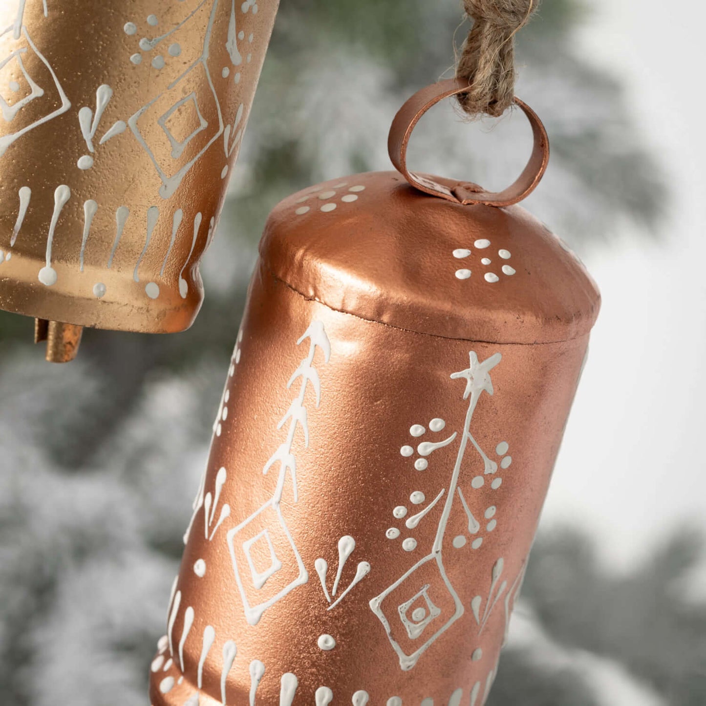 Metallic Hammered Metal Bells