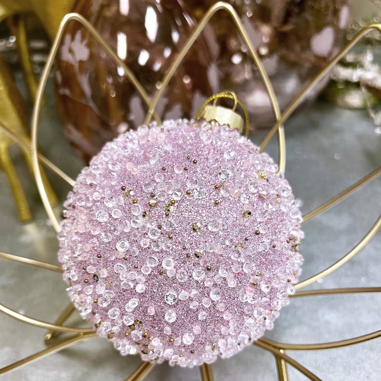 Beaded Ball Ornament