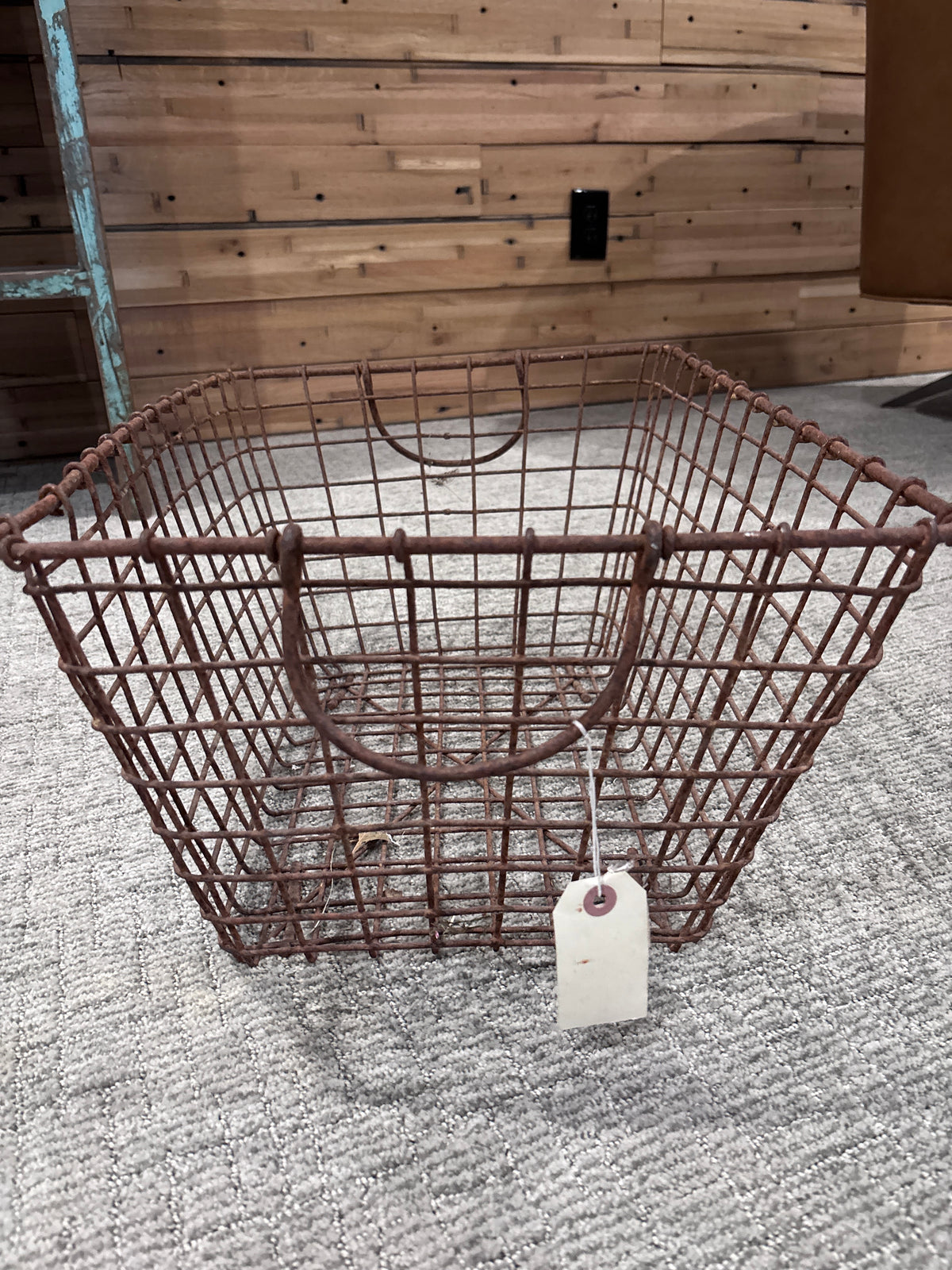 Vintage Belgian Mussel Basket