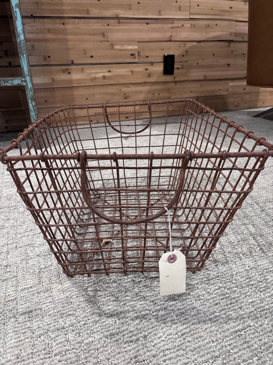 Vintage Belgian Mussel Basket