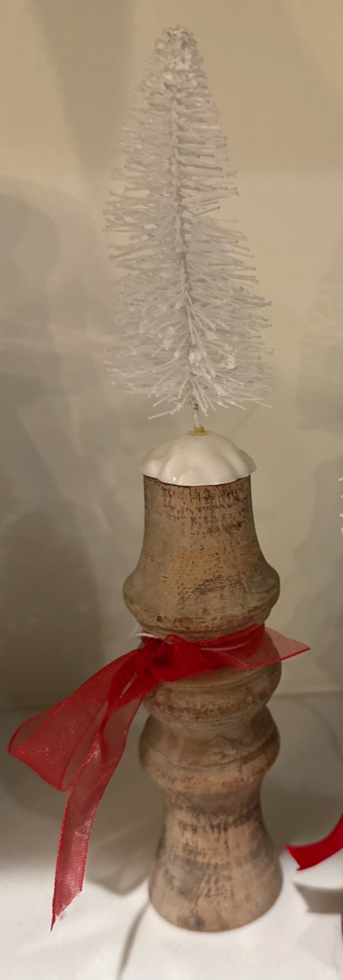 Vintage Wood Piece with Tree