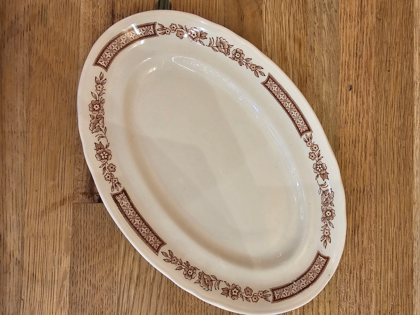 Vintage Plate, 1930s Alfred Meakin Staffordshire England, Fair Winds