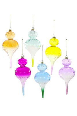 Watercolor Spindles (set of six)