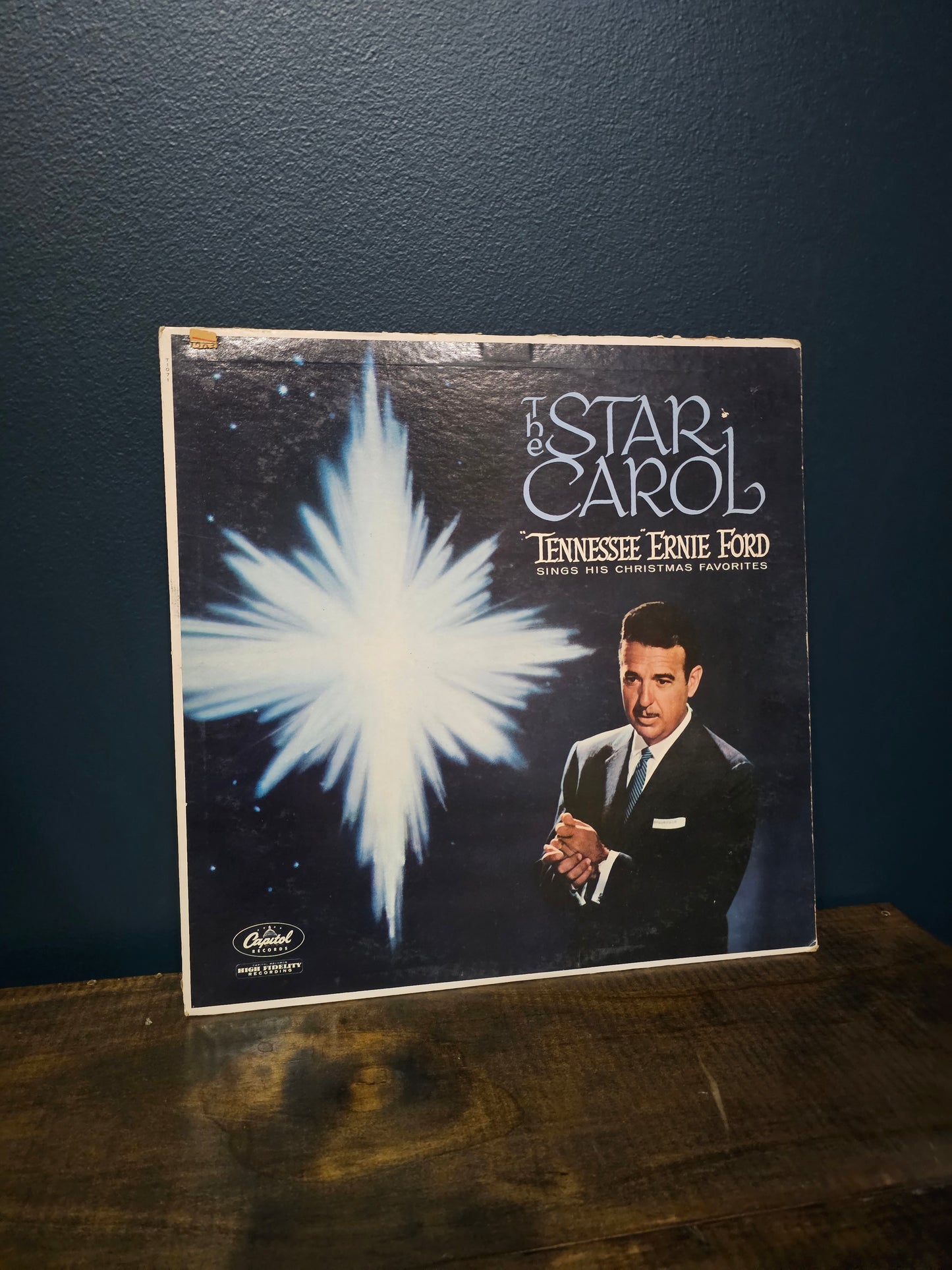 Vintage Christmas Vinyl, The Star Carol by Tennessee Ernie Ford