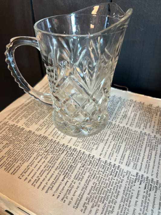 Vintage 1960s Anchor Hocking Small Pitcher