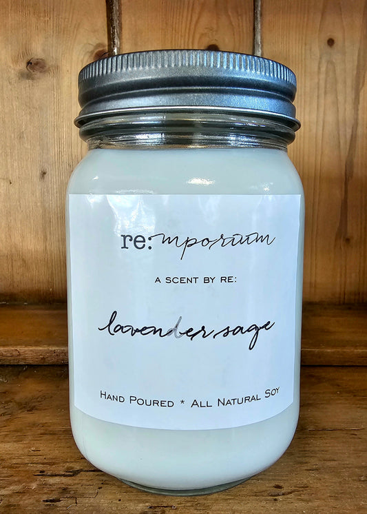 Candle Lavender Sage