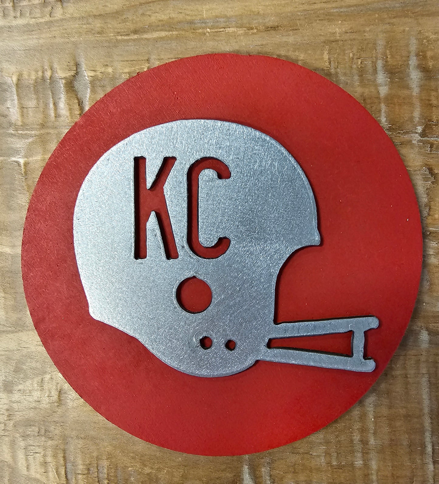 Mrs. Decor KC Helmet Sign (Non-Hanging)