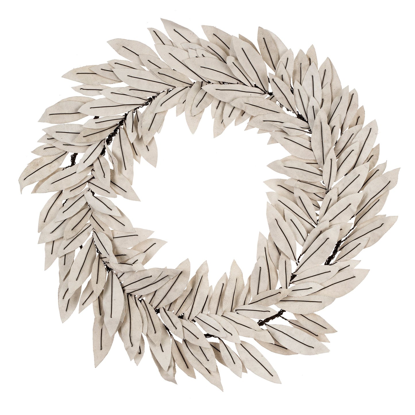 Wreath “Recycled Canvas, Olive”