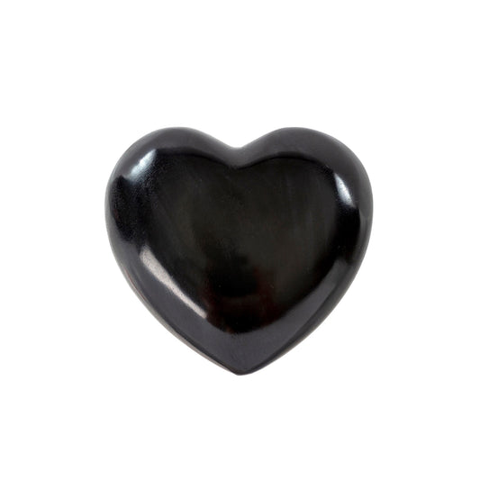 Soapstone Full Heart, Black