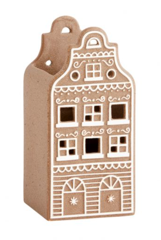 Holiday Gingerbread House Lantern