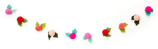 Holiday Felt Garland “Holly”