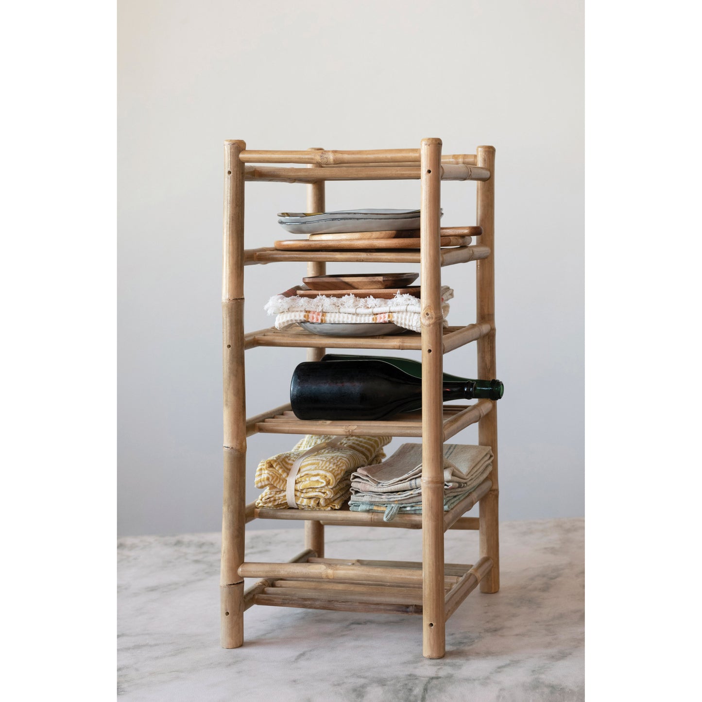 Bamboo 6-Tier Shelf