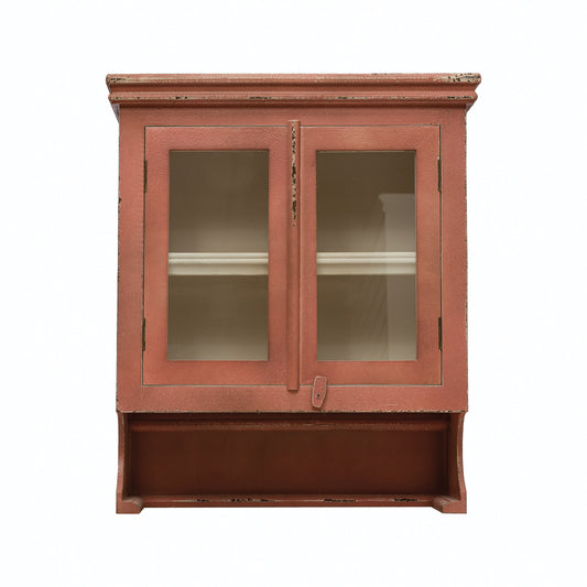 Furniture-Pink Wall Cabinet