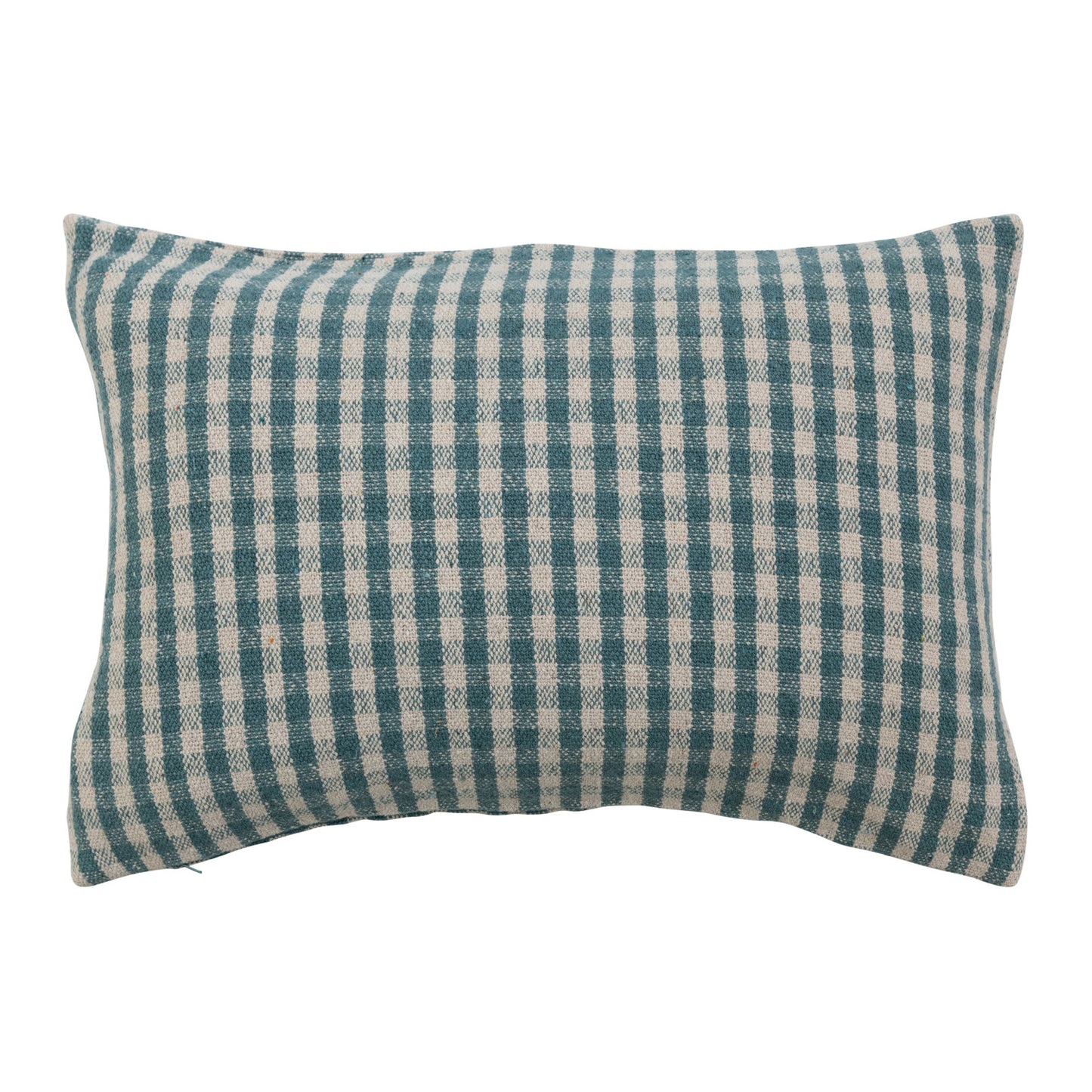 Pillow Gingham, Teal (ships 3/5)