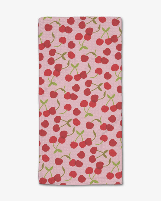 Tea Towel "Cherry Cherries" Bar towel